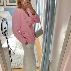 Pink Zara blazer sz S